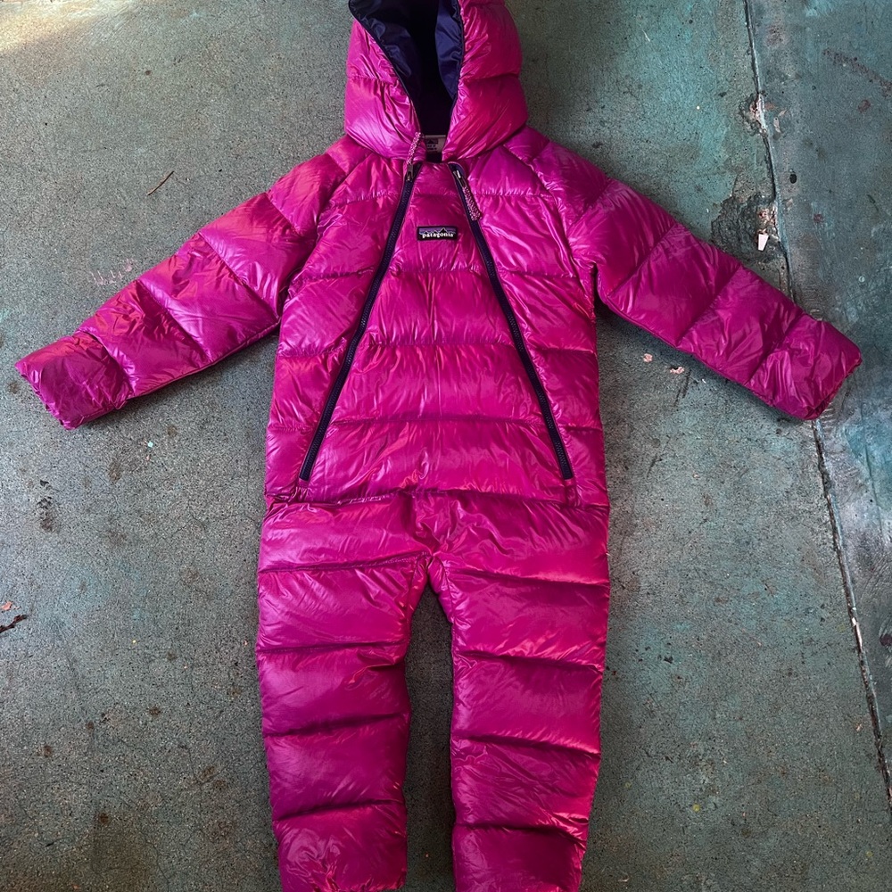 Patagonia hi loft down Infant Snowsuit Bunting